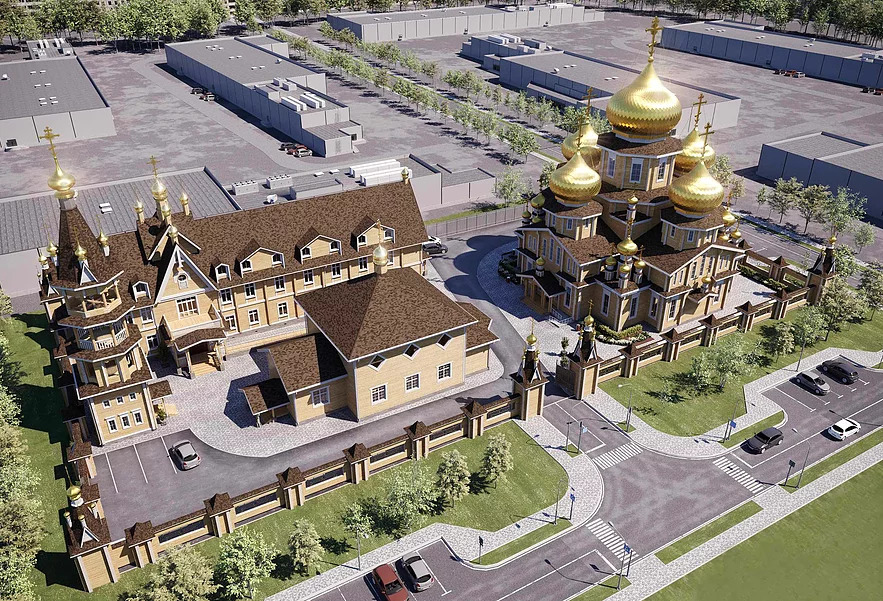 Проект Соборного комплекса Всецарица в г.Санкт-Петербург